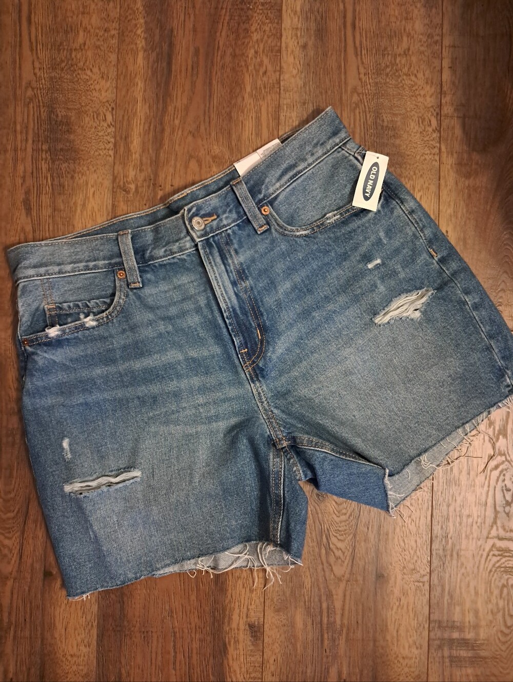 NWT Old Navy Distressed Denim Jean Cut Off Shorts